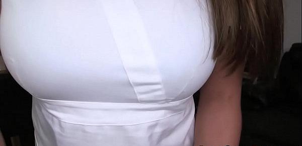 Busty masseuse rides bbc